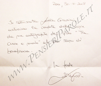 Tra Cuore E Mente Frasi E Aforismi Autografato Da Lorella Cuccarini Pensieriparole Shop